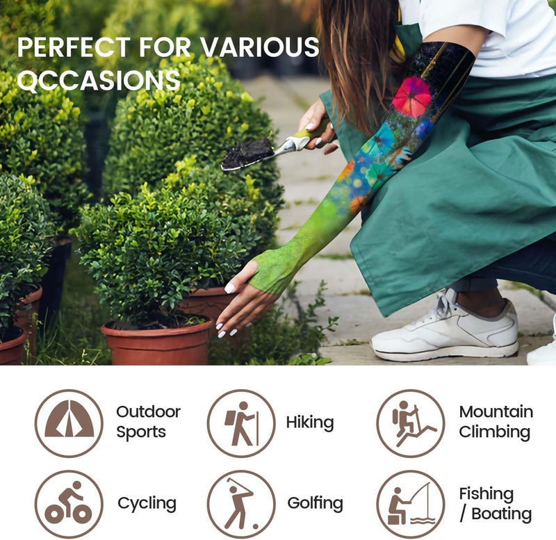 YPHCDO Store Gardening Sleeves for Women Farm Sun Protection Thorn Proof Cooling Arm Sleeves to Cover Arms for Garden Sports - Image 4